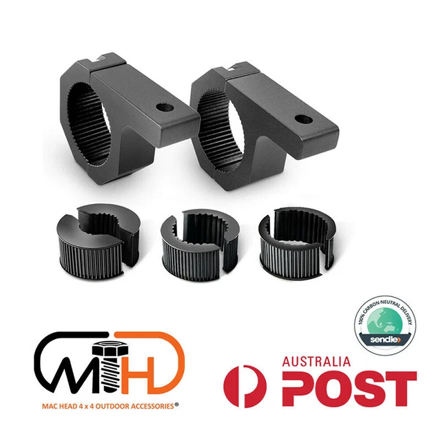 Coppia 25 mm-45 mm morsetto staffa montaggio a rullo tubo bullbar 25 mm-45 mm barra luminosa LED HID Holde_H7