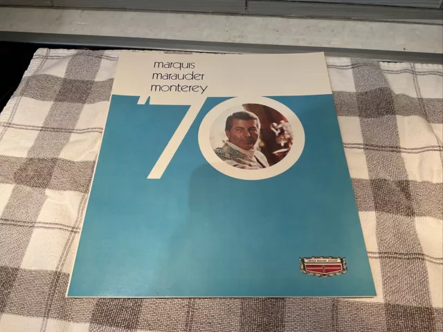 1970 Mercury BIG Sales Brochure Catalog- Marquis Marauder Monterey