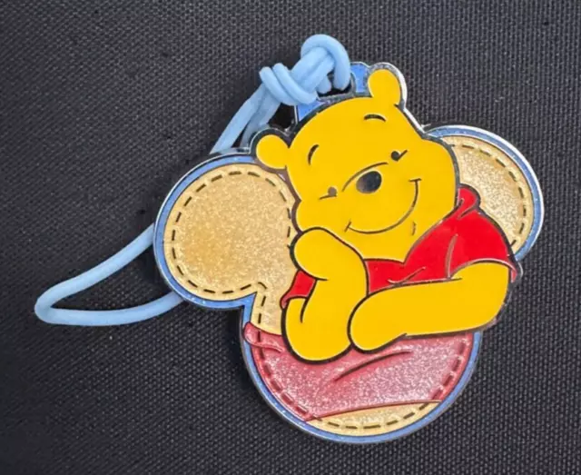 HKDL Hong Kong 2016 Magical Mickey Mystery Luggage Tag Pooh Disney Pin