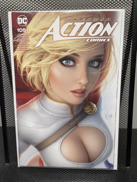 Action Comics #1051 Warren Nm+ Louw Power Girl Trade Dress Variant
