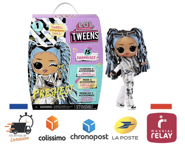 L.O.L. Surprise! Tweens Core Doll Freshest – Poupée Mannequin Articulée Avec Tenue Et Accessoires, 4 à Collectionner