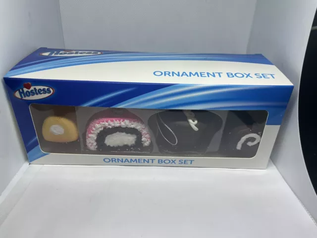 Hostess  Cakes VHTF Christmas Ornament Box Set Snow Balls HoHos