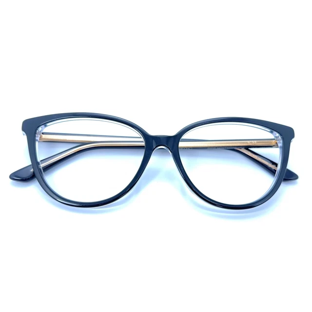 Christian Dior Montaigne n*33 TKX Black Clear Gold Eyeglasses Frame 52-15-140