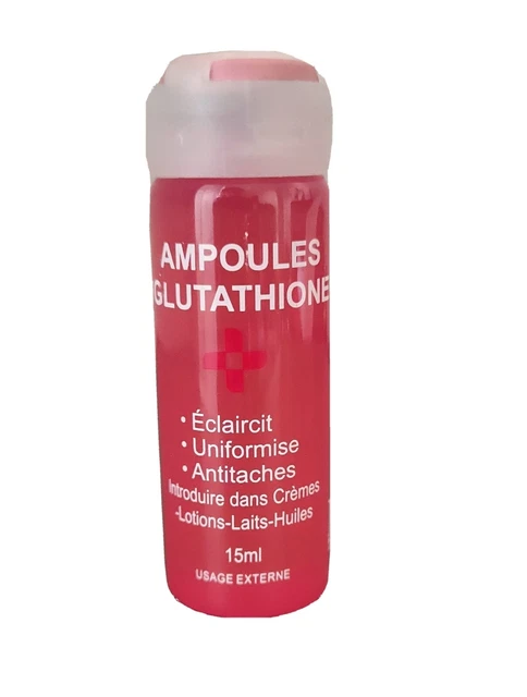 Glutathion Eclaircissant Gelules Srum Visage Face Fresh Glutathione -  Blanchissant, Anti-Taches, 5ml Ampoule