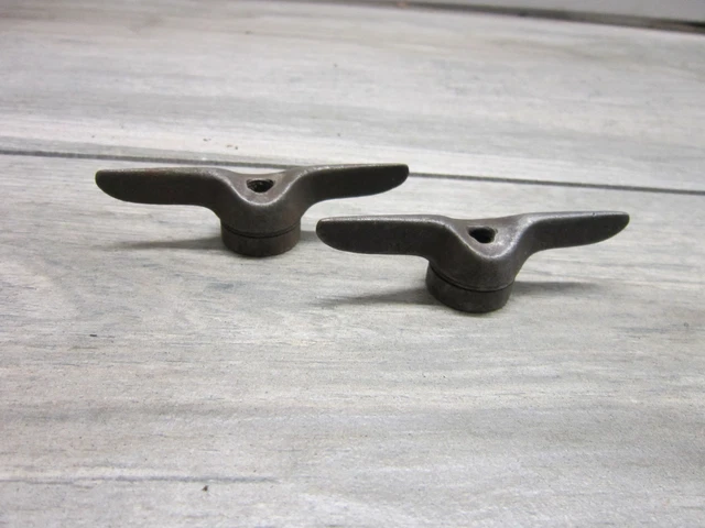 CLB ECROU ALU VISSE PAPILLON POUR VELO ANCIEN 8 BICYCLE WINGNUT NOS