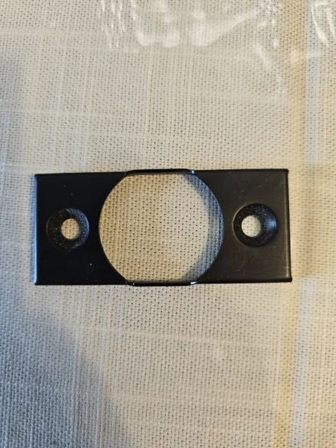 Solid brass Black 2 ¼" x  1" door latch deadbolt