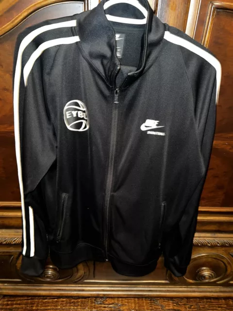 Adidas 3ssb Basketball Jacket Black White Men size 3XLarge Eybl