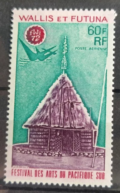 TIMBRE COLONIE WALLIS et FUTUNA 1972 N° 42 NEUF* Poste Aérienne