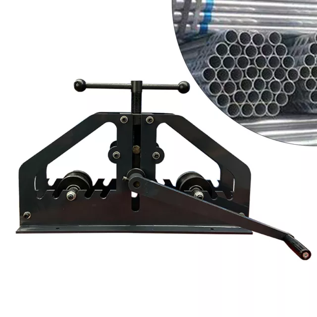 Manual TR-60 Industrial Round Tube Roller Portable Tube Roll Bender Heavy-Duty