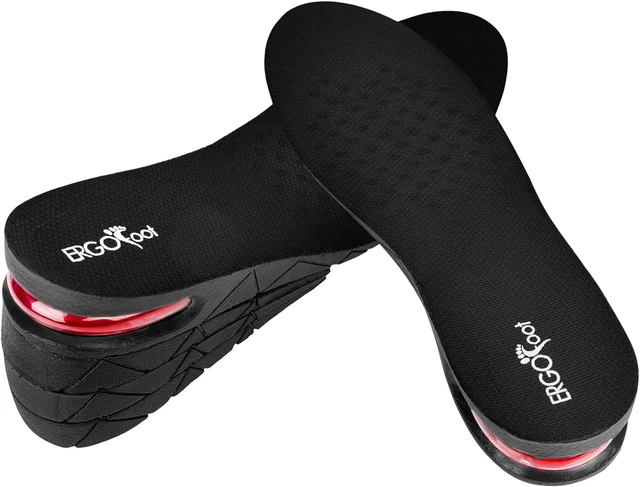 Height Increase Insoles 4-Layer 3.54 Inch Air Cushion Taller Shoes
