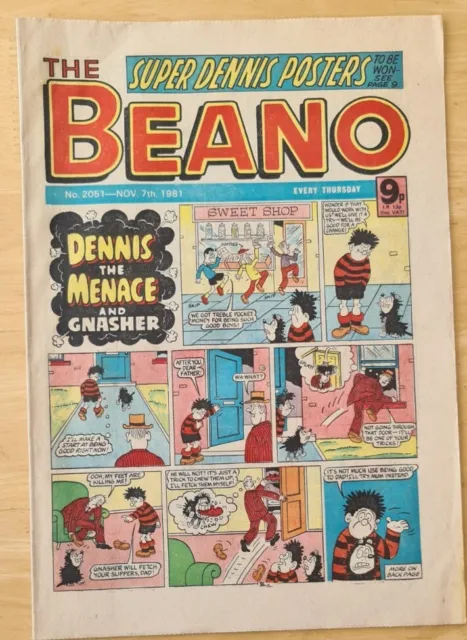 Beano Comic No. 2051 (1981) November 7th