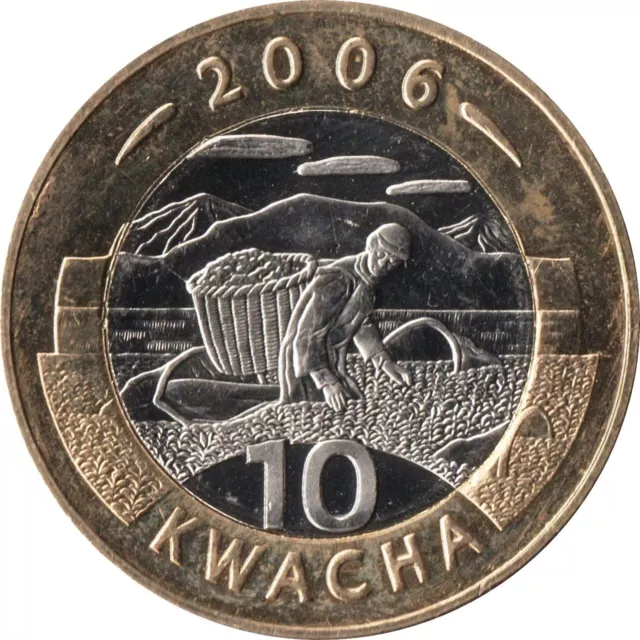 Malawian Coin | Malawi 10 Kwacha | Farm | 2006