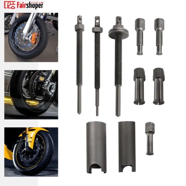 9mm~30mm Motorcycle Bearing Puller Set Inner Bearing Wheel Remover Repair Tool