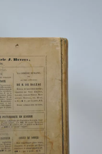 Le diable à Paris. Tome I I. Hetzel 1845  Reliure Papier 3