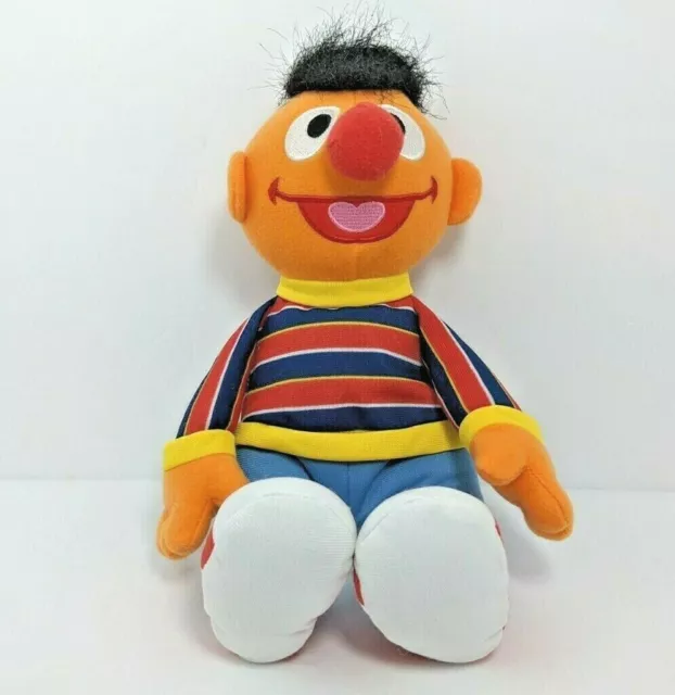 Fisher Price ERNIE 2007 Sesame Street 10" Plush Doll Mattel Stuffed