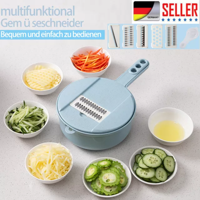 Multischneider Slicer Dicer Gemüseschneider Gemüsehobel Zerkleinerer Zwiebel DHL