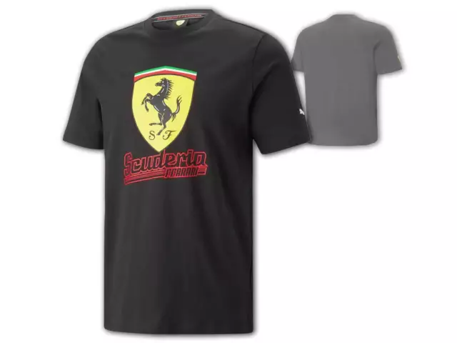 Puma Tee-Shirt Ferrari Scuderia Race MCS Homme Noir