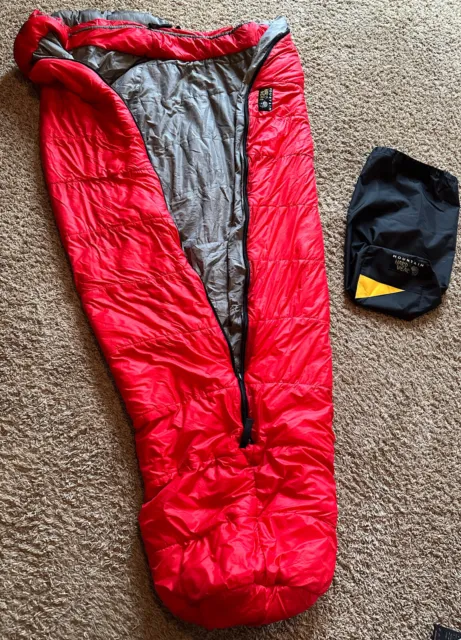 Mountain Hardwear Mummy Style Sleeping Bag Polarguard 3D, Pre-Owned, Synthetic