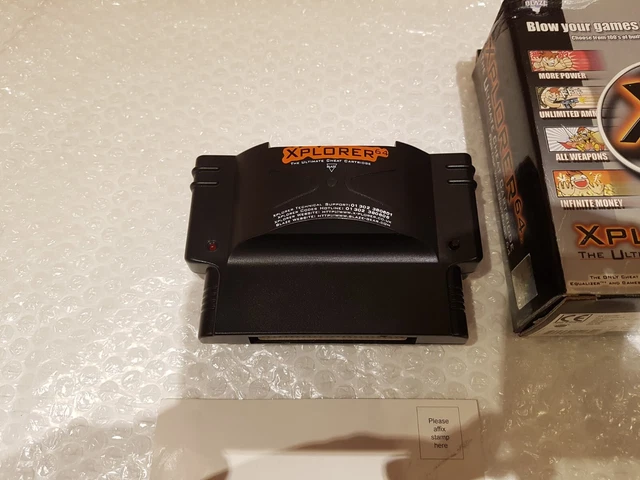 Rare Xplorer 64 The Ultimate Cheat Cartridge Adapter Cart Nintendo 64 Game N64 2