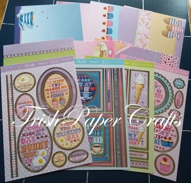 HUNKYDORY DELUXE CARD Collection ~ SIMPLY DELIGHTFUL (A4, 12 Sheets) £ ...
