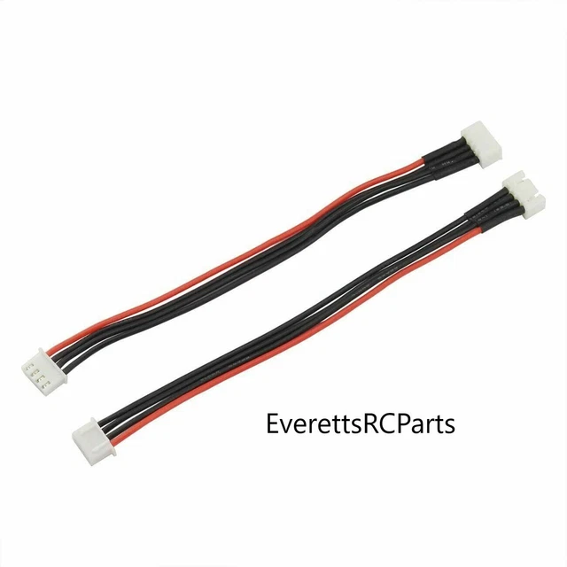 3S JST-XH Balance Tap Extension Cable – 30CM Heavy Duty 20AWG (Red/Black)