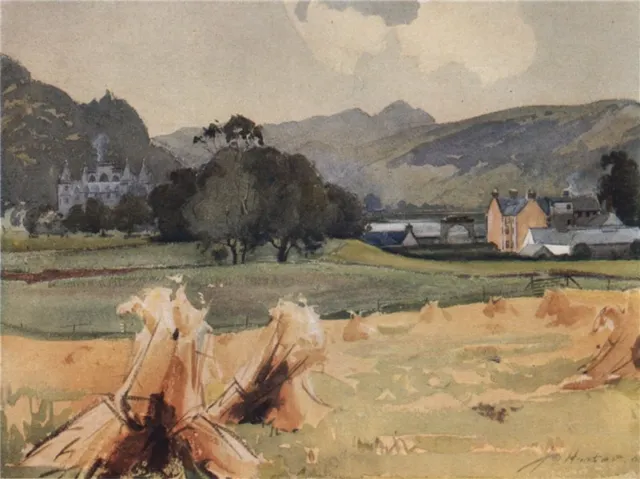 ARGYLL AND BUTE. 'Inveraray Castle' by John Young-Hunter. Scotland 1907 print