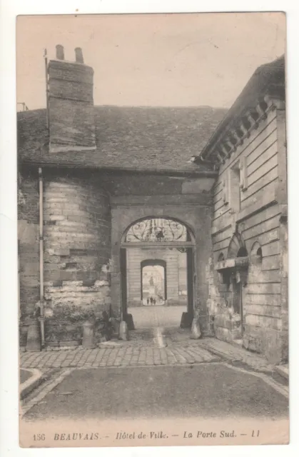 Cpa 58 - Nevers : Hôtel De Ville - Porte Sud (Nièvre) - Écrite