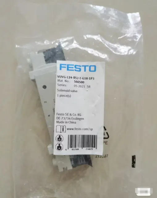 1PC New Festo VUVG-L14-B52-T-G18-1P3 566500 Solenoid Valve *