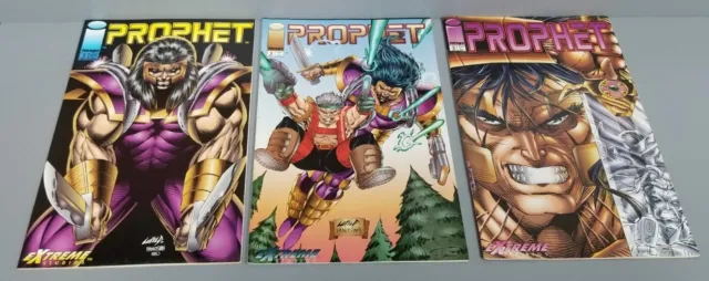 Prophet #1-3 Image Comics Lot 1993 w/ Coupons Rob Liefeld Ships Fast