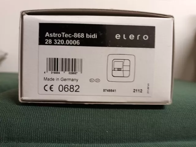 Funk-Jalousiesteuerung Elero AstroTec 868 bidi, Lumero 868 und Combio 868 RM