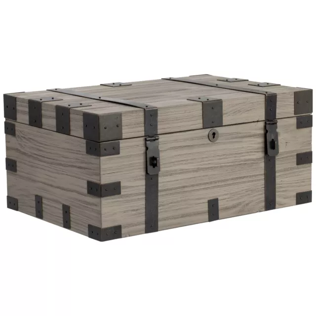 Renaissance Humidor, Rustic, Solid Reclaimed Wood, by Quality Importers