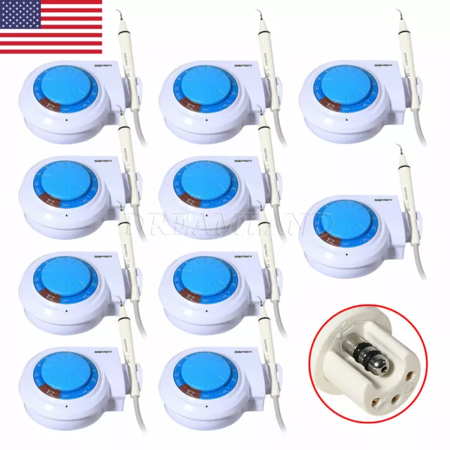 1-10 Sets Dental Ultrasonic Piezo Scaler W/ Tips Handpiece fit EMS SKYSEA o&l