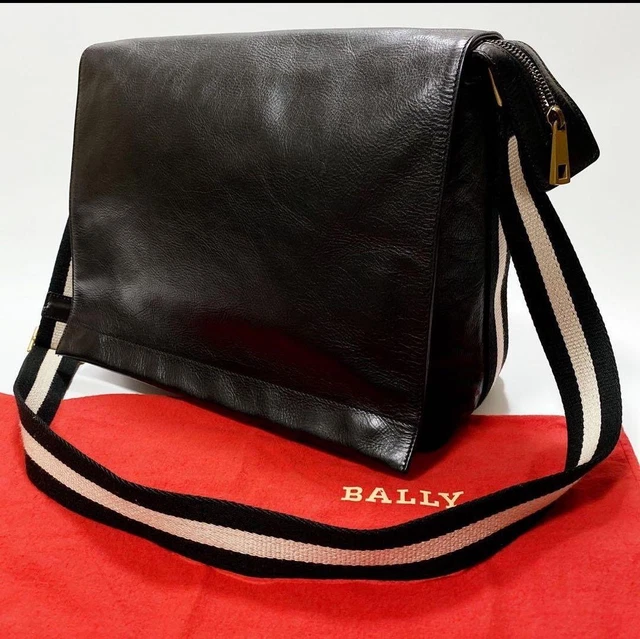 Mallette Bally En Cuir Noir Neuve - Élégante & Professionnelle - Avec Sa Boîte D'Origine
