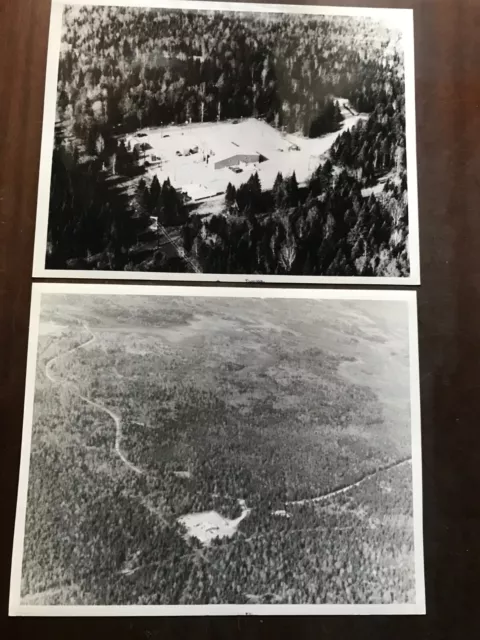 2 photos US Navy Clam Lake Extremely Low Frequency submarine communication site