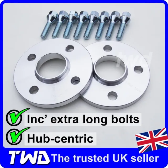 12Mm Alloy Wheel Spacers + Bolts For Mini R50 R52 R53 (4X100 Pcd 56.1Mm) -2G8H38