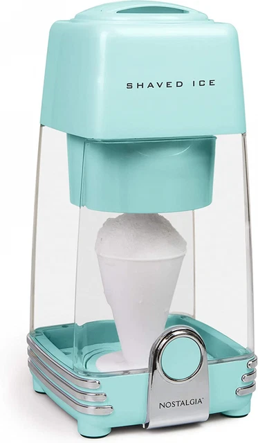IS2AQ Electric Shaved Ice and Snow Cone Maker Fluffier Snow Ice Mold Nostalgia