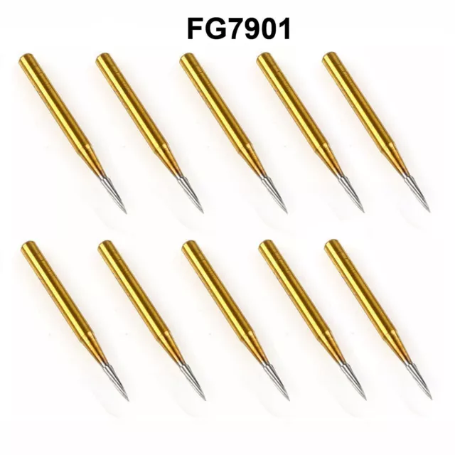 Dental Tungsten Carbide Burs Trimming & Finishing & Polishing Flame FG 7901