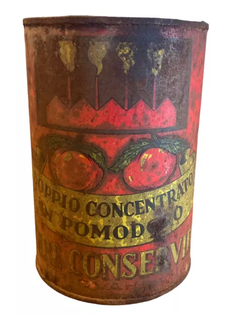 🍅 Scatola Latta Pomodoro Formigine Doppio Concentrato Conserviera Genova Lito