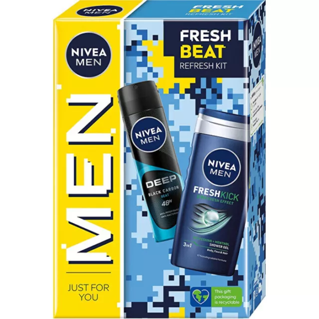 Nivea Men Fresh Beat set regalo per la cura del corpo dell'uomo