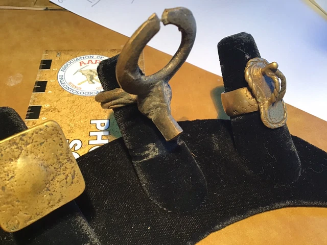 5 ANILLOS antiguos de África Occidental de colección = estado de sello tipo 1800-1900 lote 1
