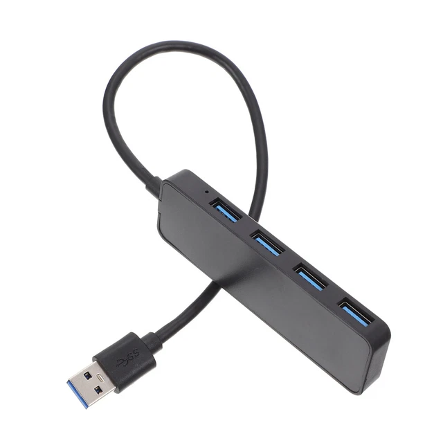Hub USB 7 Porte Con Alimentazione - Portatile, Interruttori LED Singoli, Velocità USB 3.0 (5 Gbps), Protezione Sovracorrente, Per PC, Laptop, MacBook