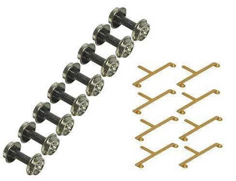 green max N gauge current collection wheel pivot current collection method black