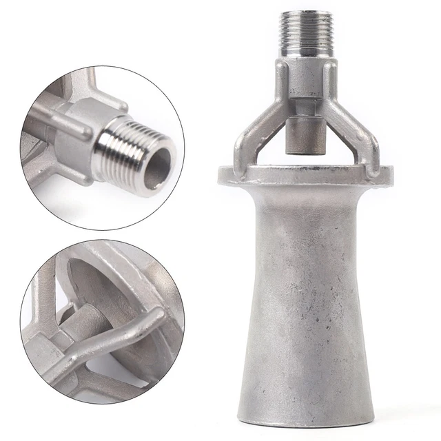 3/8'' NPT METAL Spray Mixing Jet Eductor Tank Mixing Agitation Nozzle
