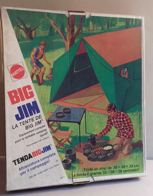 MATTEL &BIG JIM& Vintage "Big Jim's Tent" Complete Box Original Box £