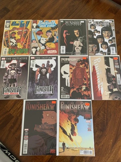 PUNISHER Lot of 10 Marvel Comic Books - 2099 War Zone, War journal 1992-2017