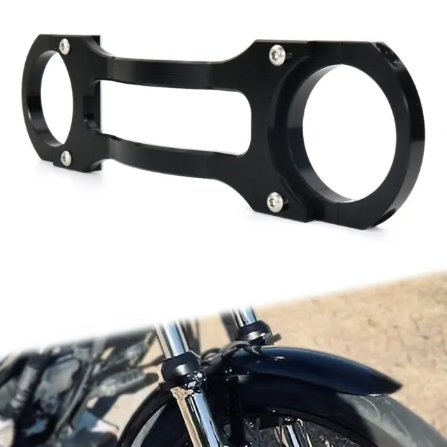 41mm Front Fork Brace Fit For Harley Night Trains FXSTB/FXSTBI 1999-2009 Black