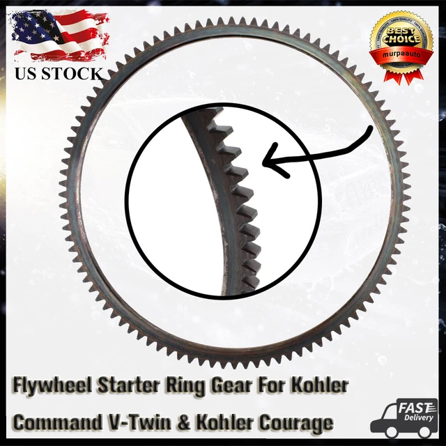 NEW Flywheel Starter Ring Gear Fits Kohler Command V-Twin & Kohler