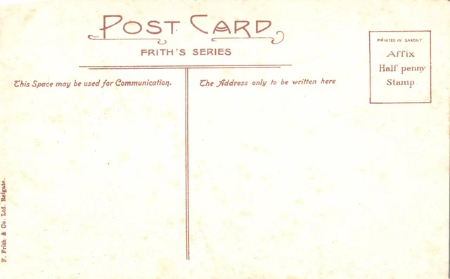 Vintage Postkarte - Worcester Cathedral Chor East Friths unverpostet 2