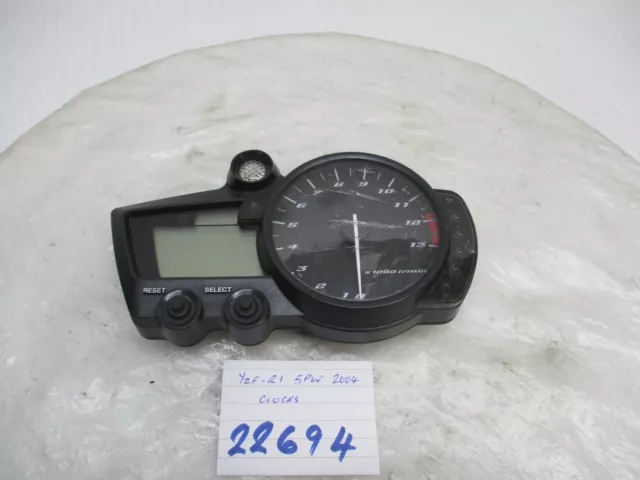 Yamaha Yzf-R1 5Pw 2004 Clocks (22694)