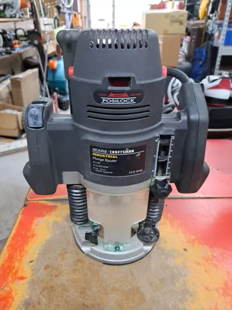 SEARS CRAFTSMAN PLUNGE Router Model 315.275110 3.5 HP 74.94